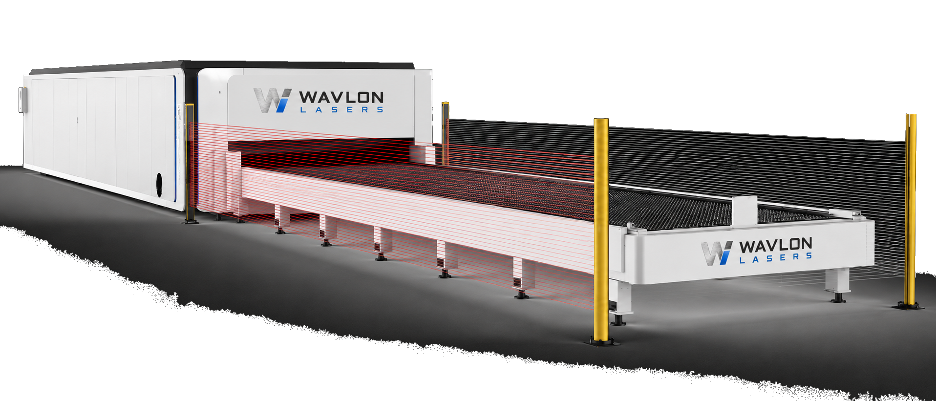 WV-S Series — Rear elevation showing dual exchange table extended
