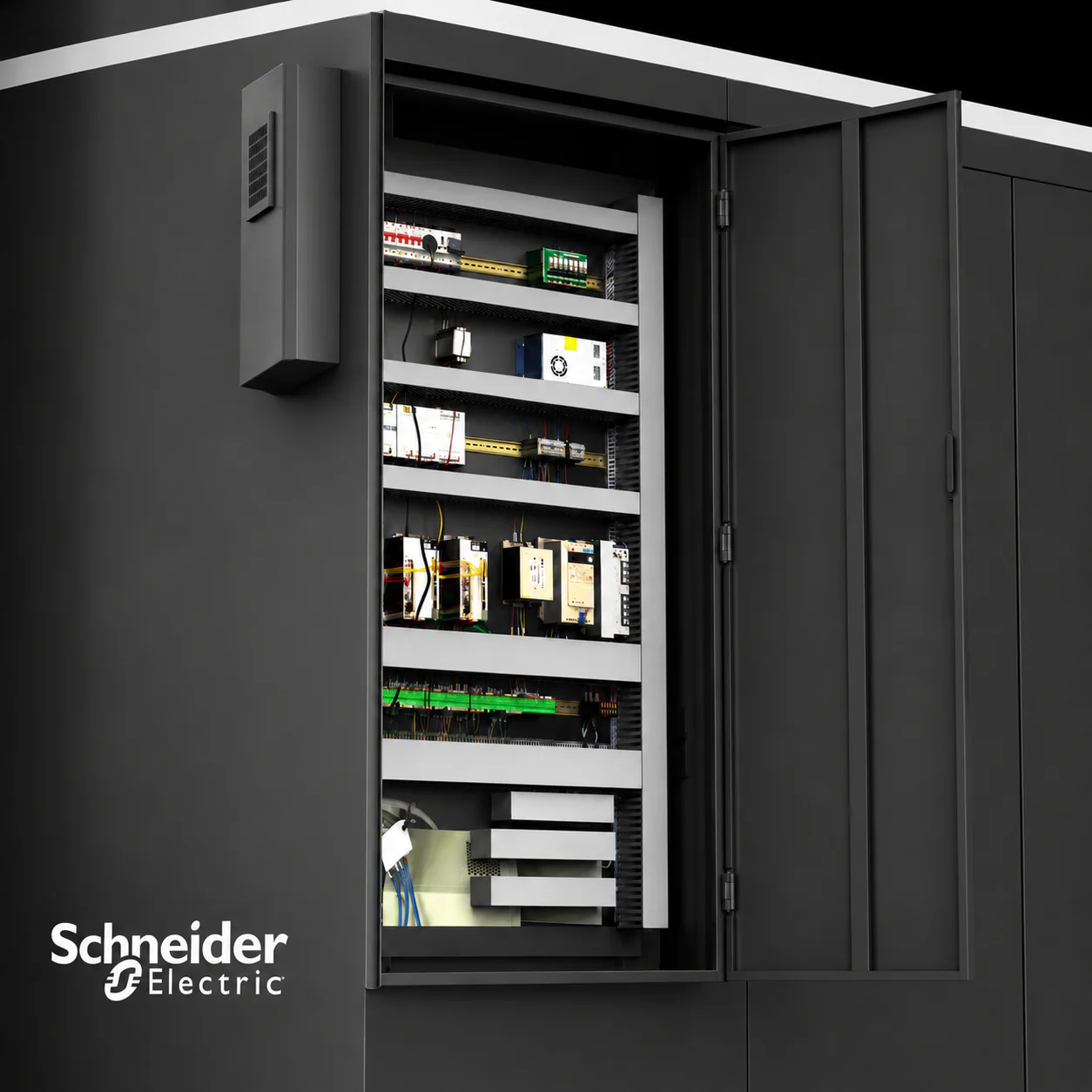 Schneider Electric electrical cabinet components