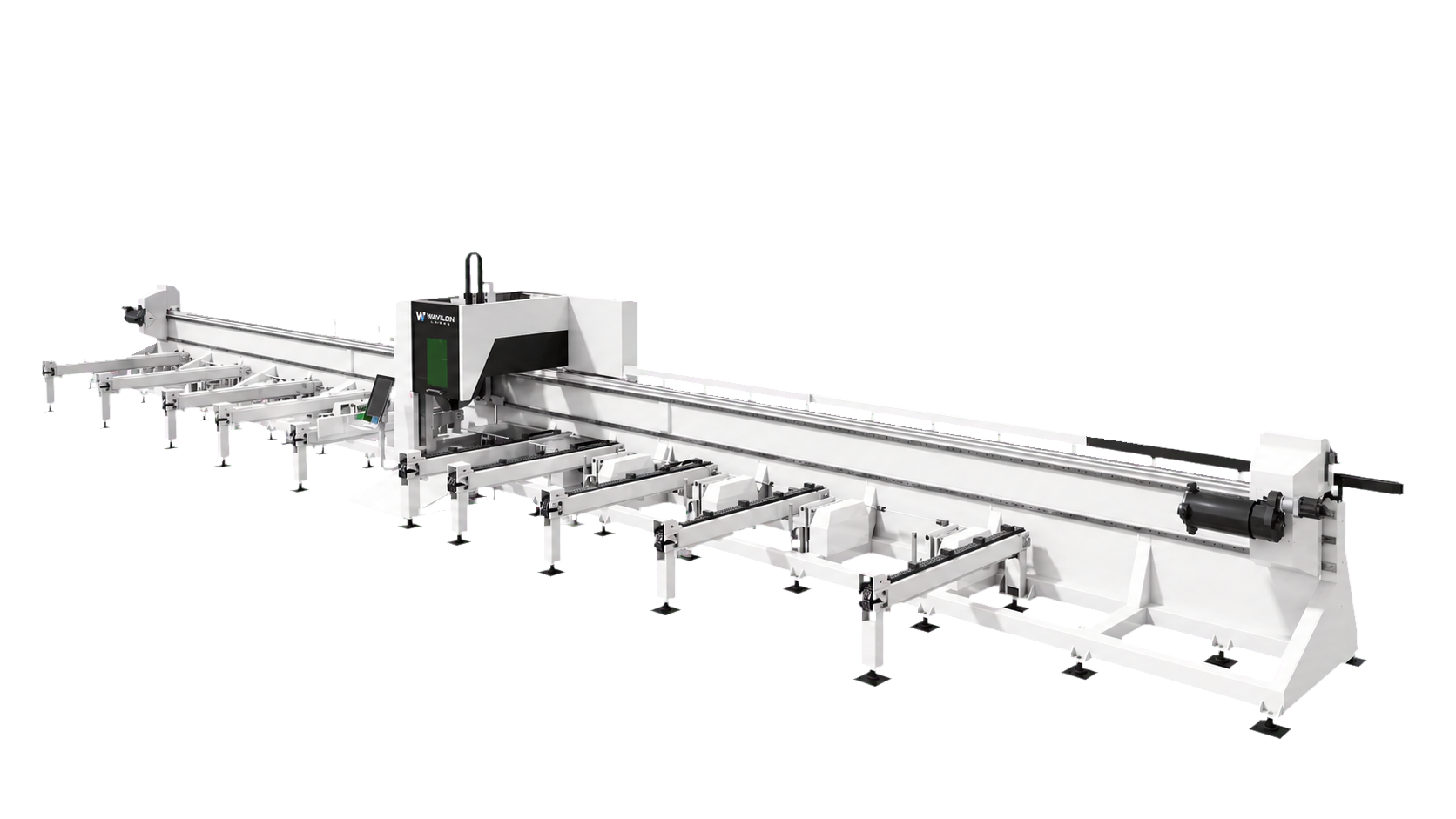 Wavlon TubeCut Triple Chuck heavy duty fiber laser tube cutting machine